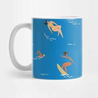 sea pattern Mug